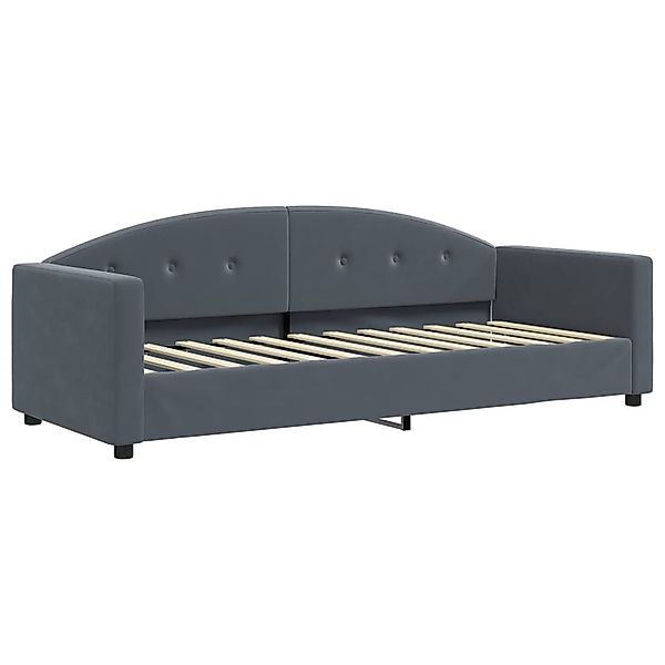 vidaXL Bett Tagesbett Dunkelgrau 80x200 cm günstig online kaufen