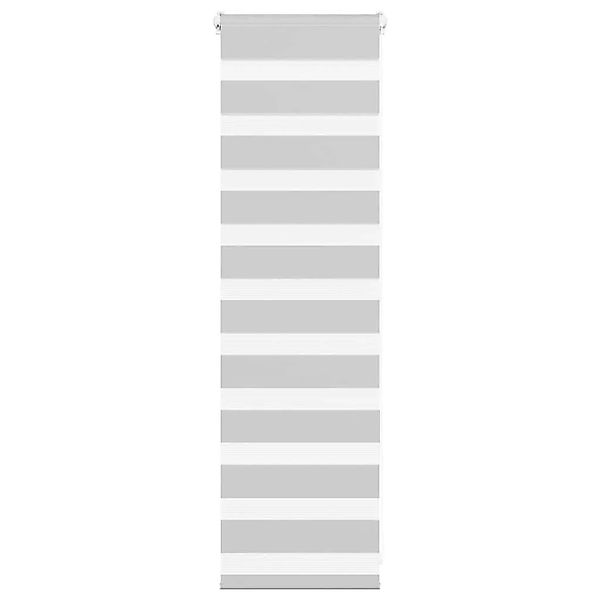 vidaXL Doppelrollo Hellgrau 50x100 cm Stoffbreite 45,9 cm Polyester 4014407 günstig online kaufen