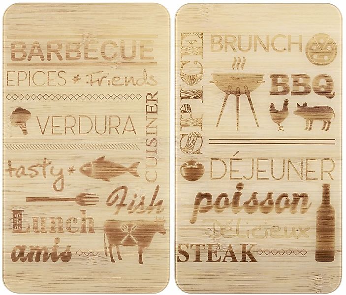 Maximex Herd-Abdeckplatte "Universal Modell BARBECUE" für Induktions-, Glas günstig online kaufen