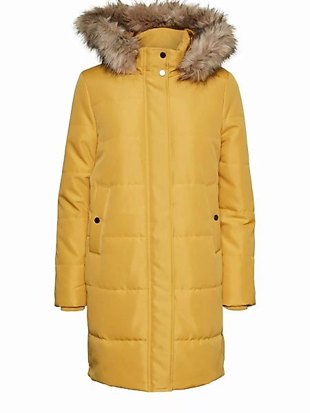 VERO MODA Parka Mantel Damen Gelb günstig online kaufen