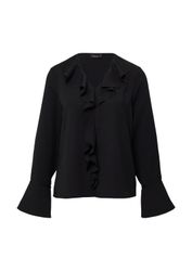 s.Oliver Langarmbluse Bluse Volant-Bluse mit langen günstig online kaufen