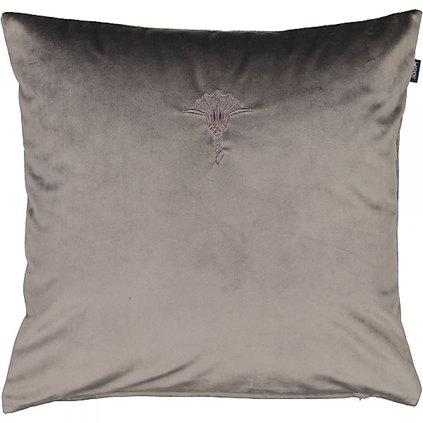 JOOP! Kissenhülle Cozy - Größe: 40x40 cm - Farbe: Braungrau - 020 günstig online kaufen