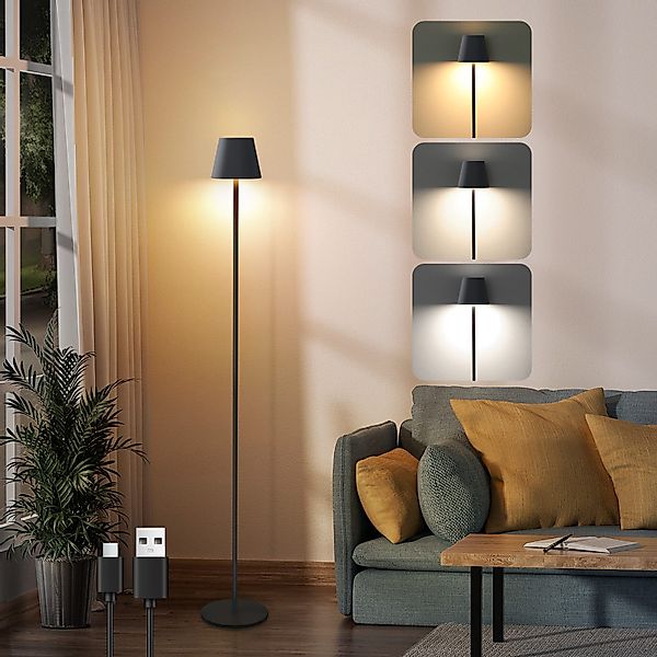 ZMH LED Stehlampe Wohnzimmer Dimmbar IP54 günstig online kaufen