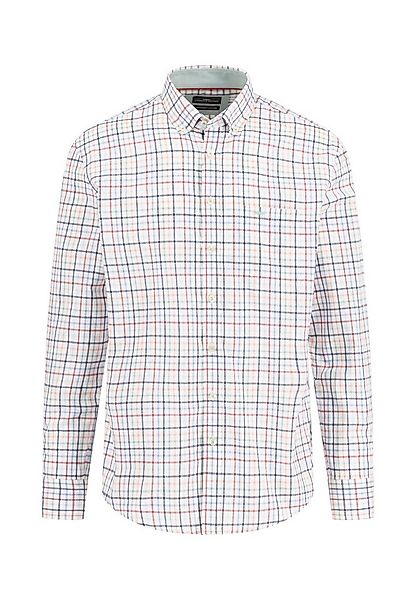 FYNCH-HATTON Langarmhemd kariert und mit Knopfleiste günstig online kaufen