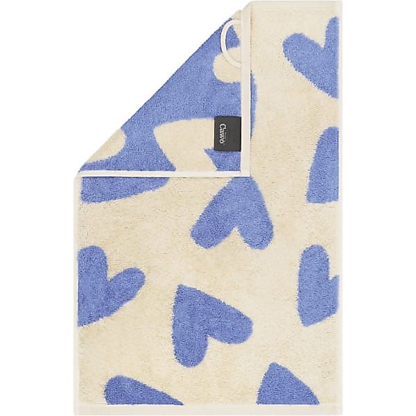Cawö Handtücher Heart Beats Hearts 6275 - Farbe: capri - 31 - Gästetuch 30x günstig online kaufen