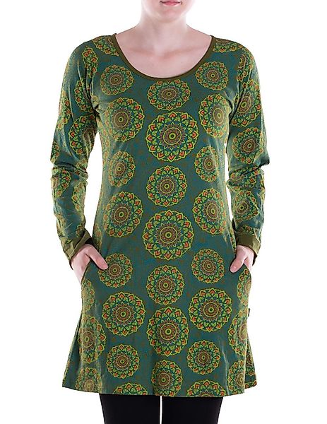 Vishes Tunikakleid Leichtes Langarmshirt-Kleid Damen Kleider günstig online kaufen