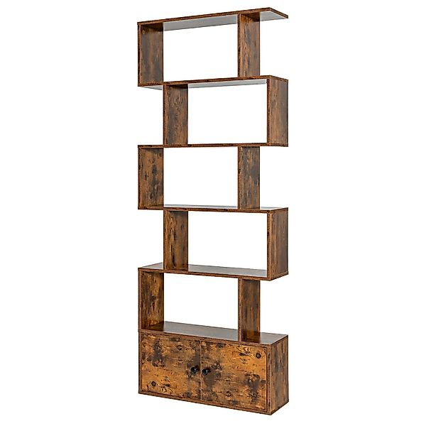 COSTWAY Bücherregal 6 Ebenen Standregal, 183 günstig online kaufen