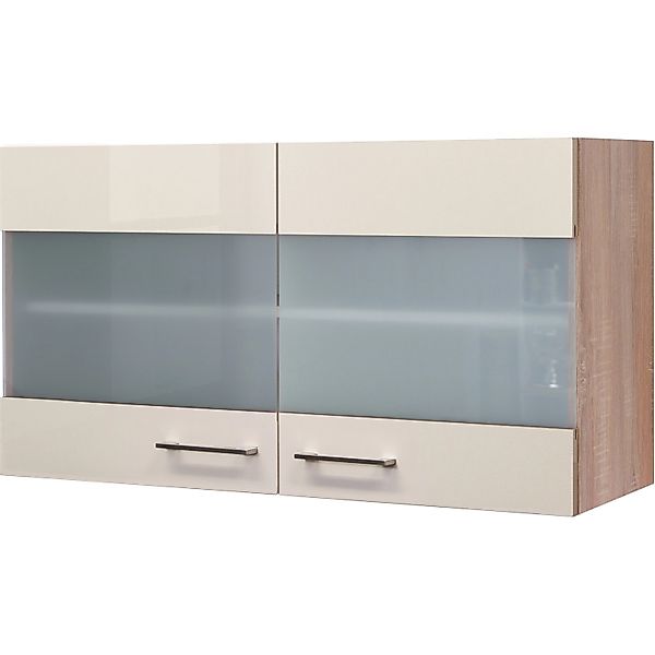 Flex-Well Exclusiv Küchen-Hängeschrank Orlando 100x55cm Kaschmir Gl.-Sonoma günstig online kaufen