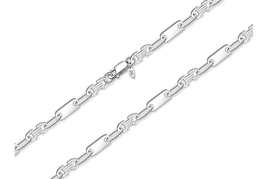 Silberkettenstore Kette mit Anhänger Plattenkette (Steigbügelkette) 6mm - 9 günstig online kaufen