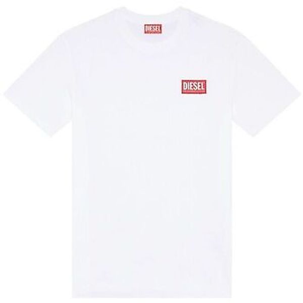 Diesel  T-Shirts & Poloshirts A11593 0NIAR T-NLABEL-L1-100 günstig online kaufen