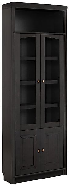 Home affaire Bücherregal »Soeren Vitrine mit 2 Glastüren, Breite/Tiefe: 80/ günstig online kaufen