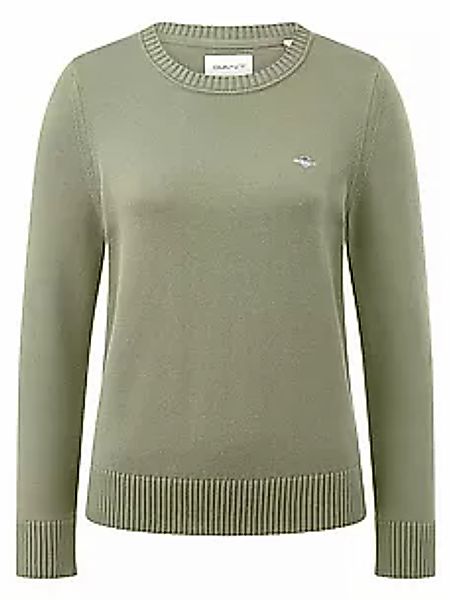 Rundhals-Pullover GANT grün günstig online kaufen
