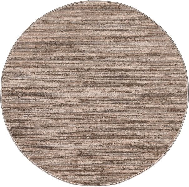 Sehrazat Teppich »Lima«, rund, 10 mm Höhe, Kurzflorteppich mit dezentem Gla günstig online kaufen