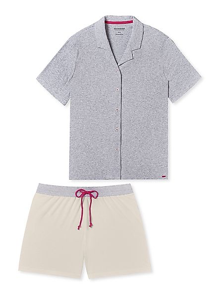 Schiesser Pyjama kurz geknöpft - Casual günstig online kaufen