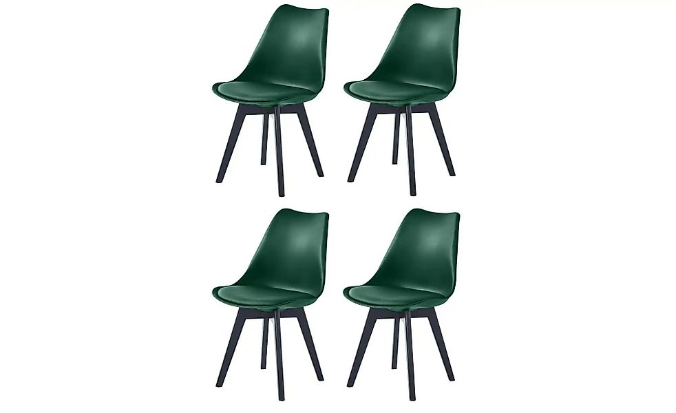 Stuhl 4er-Set  Esbjerg ¦ grün ¦ Maße (cm): B: 49 H: 84 Stühle > Esszimmerst günstig online kaufen
