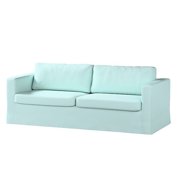 Bezug für Karlstad 3-Sitzer Sofa nicht ausklappbar, lang, hellblau, Bezug f günstig online kaufen
