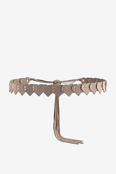 Next Ledergürtel Veloursledergürtel mit Herzen und Quaste (1-St) günstig online kaufen