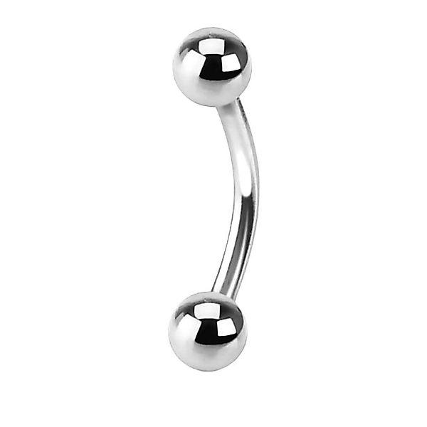 viva-adorno Augenbrauenpiercing Piercing Banane mit Kugeln günstig online kaufen