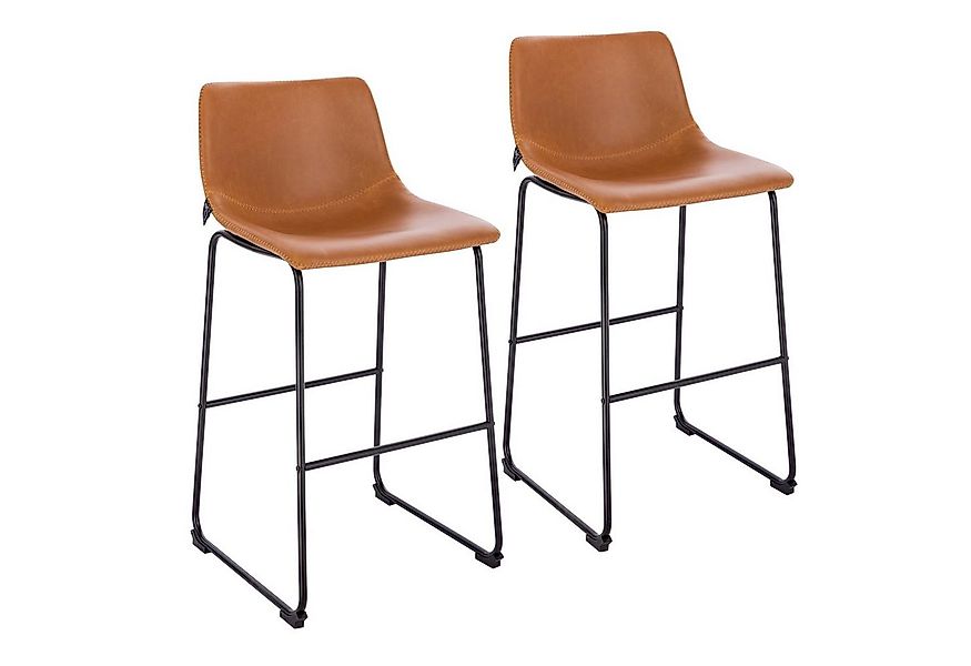 SVITA Barhocker JOHN (2er-Set, 2er-Set), Barhocker Kunstleder mit Fußablage günstig online kaufen