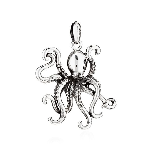 NKlaus Kettenanhänger 31x27mm Kraken 925 Silber günstig online kaufen