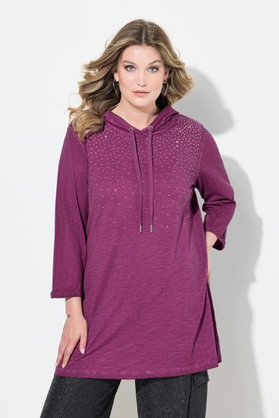 MIAMODA T-Shirt T-Shirt A-Linie ColdDyed Strass-Verlauf günstig online kaufen