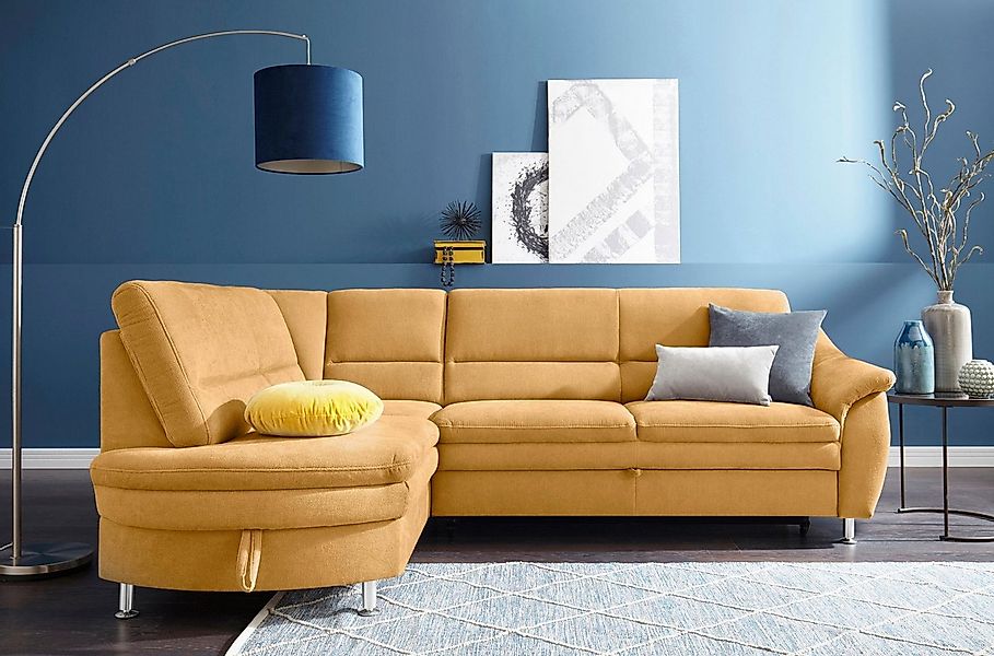 sit&more Ecksofa Cardoso L-Form, mit Federkern, wahlweise mit Bettfunktion günstig online kaufen