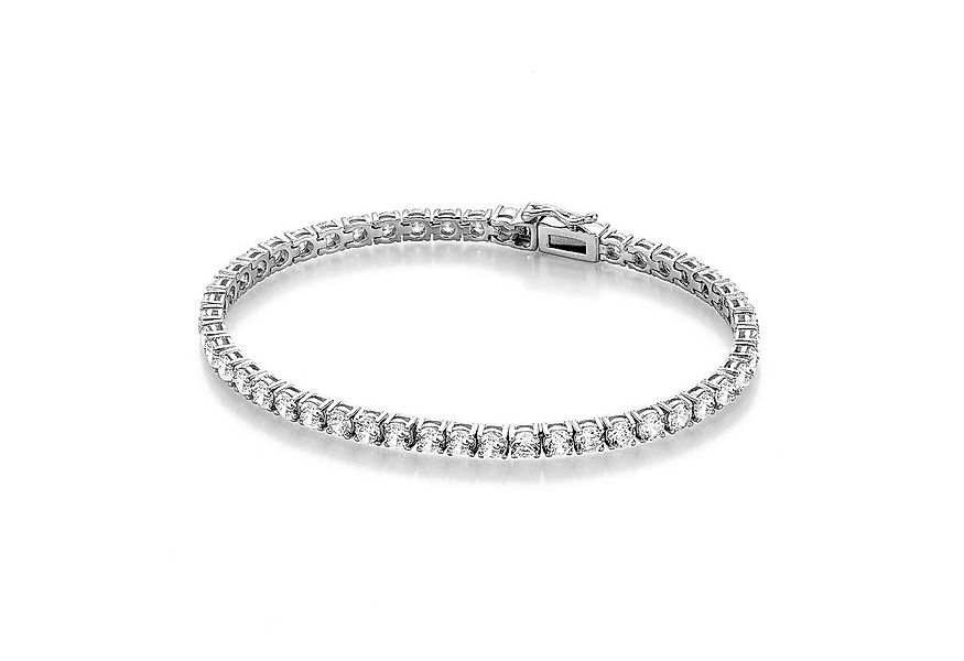 GIORGIO MARTELLO MILANO Tennisarmband Tennisarmband mit Zirkonia Steinen, S günstig online kaufen