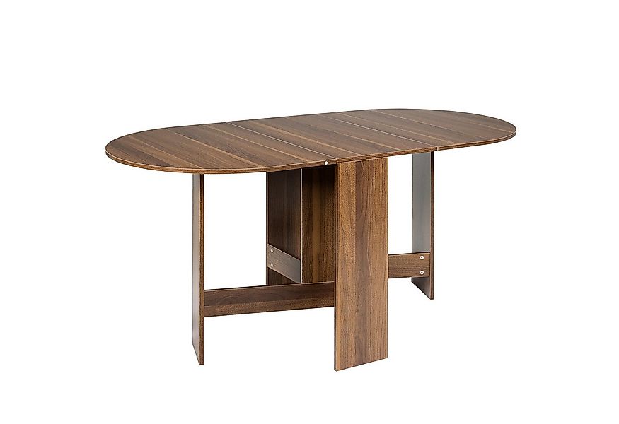COSTWAY Esstisch Klapptisch, ausziehbar Breite 45-163 x 80 x 75cm, Holz günstig online kaufen