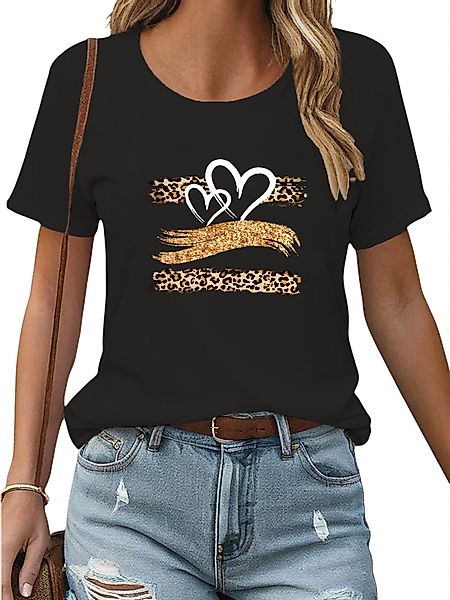 PYL Kurzarmbluse Damen Sommer Bequemes T-Shirt günstig online kaufen