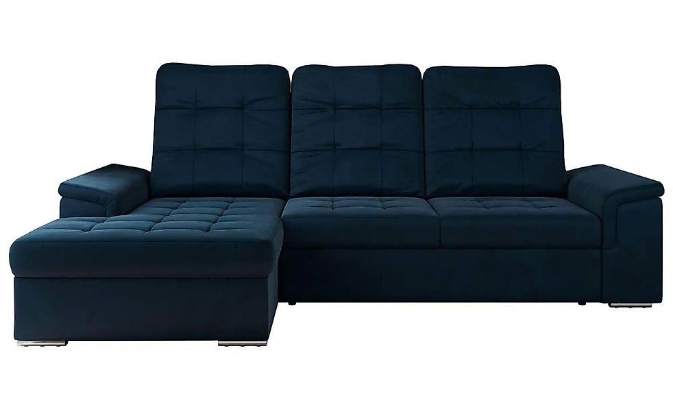 Ecksofa mit Schlaffunktion Madrito ¦ blau ¦ Maße (cm): B: 256 H: 89 Polster günstig online kaufen