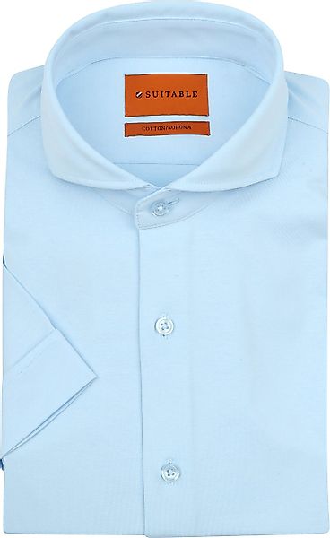 Suitable Shortsleeve Sorona Hemd Hellblau - Größe 40 günstig online kaufen