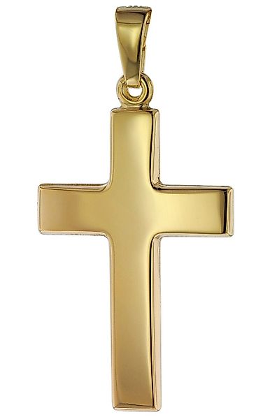 trendor Kreuzanhänger Kreuz Gold 585 (14 günstig online kaufen