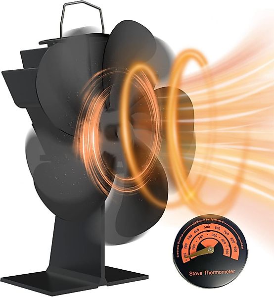 Daskoo Kaminventilator Kaminventilator - 5 Flügel günstig online kaufen
