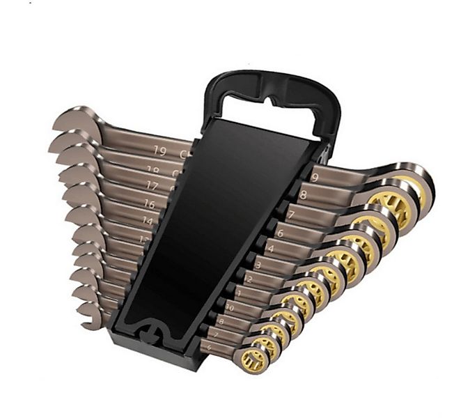 Kityhome Maulschlüssel 12-teiliger Ratschen-Schraubenschlüssel-Satz mit Wer günstig online kaufen