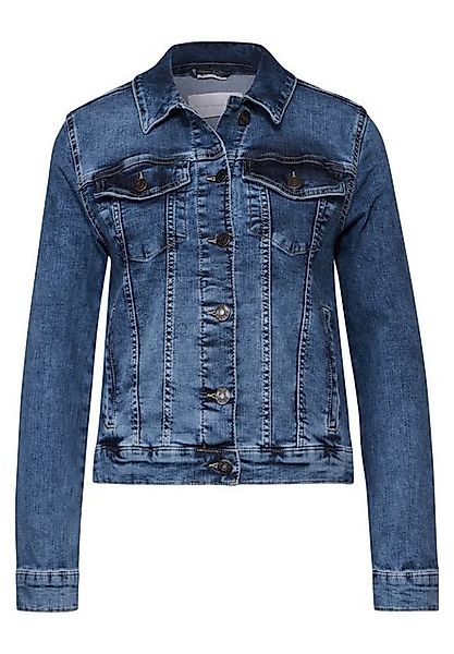 STREET ONE Jeansjacke, ohne Kapuze, im Bleached-Look günstig online kaufen