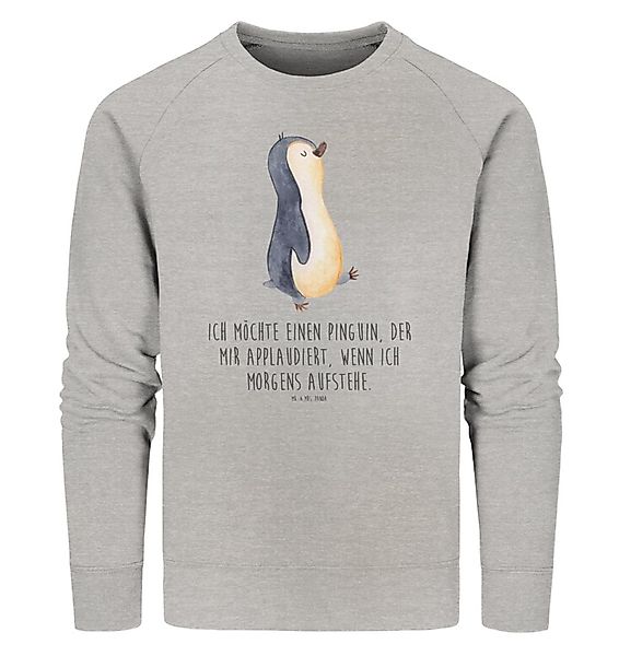 Mr. & Mrs. Panda Longpullover Pinguin marschieren Größe L - Heather Grey - günstig online kaufen