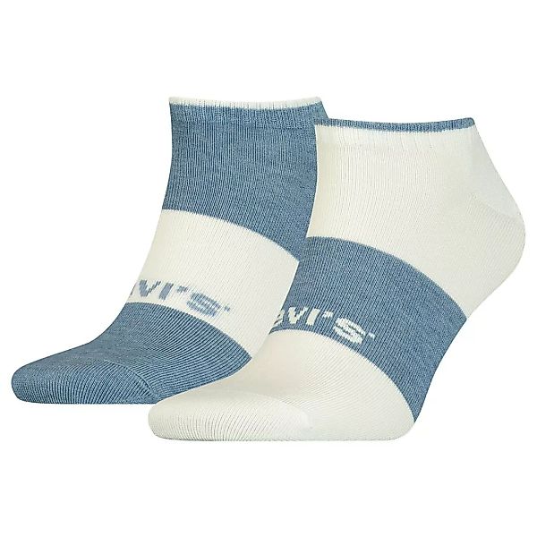 Levi´s ® Sustainable Low Socken 2 Paare EU 43-46 Blue / White günstig online kaufen