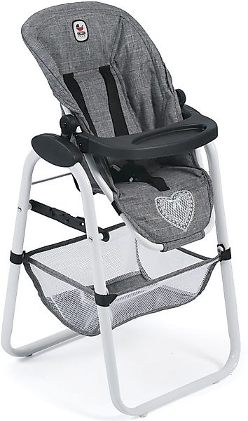 CHIC2000 Puppenhochstuhl Jeans Grey, mit abnehmbarem günstig online kaufen
