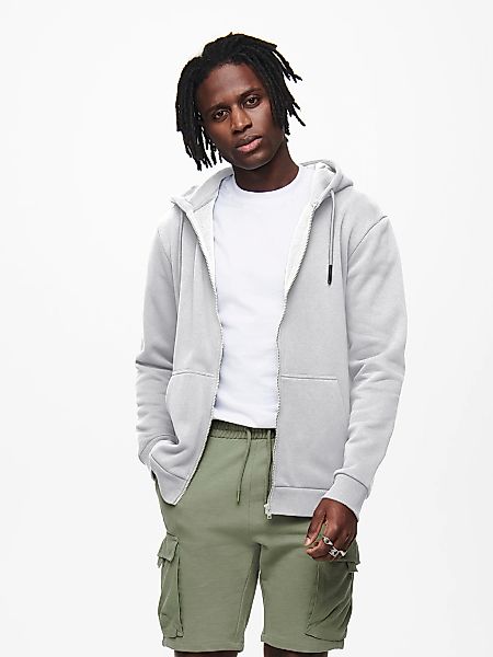 ONLY & SONS Kapuzensweatjacke "ONSCERES ZIP THR. HOODIE SWEAT NOOS" günstig online kaufen
