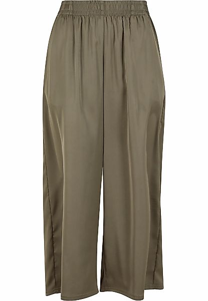 URBAN CLASSICS Stoffhose "Urban Classics Ladies Satin Wide Leg Culotte" günstig online kaufen