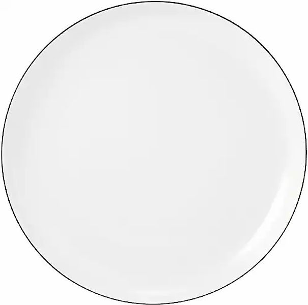 Seltmann Weiden Frühstücksteller »Lido Black Line« Teller rund 20 cm günstig online kaufen