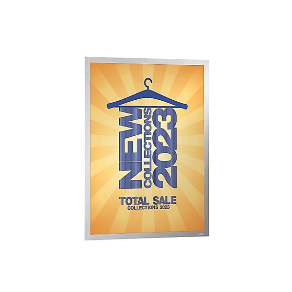 Durable Info-Rahmen Duraframe Poster A2 1 Stück Silber günstig online kaufen