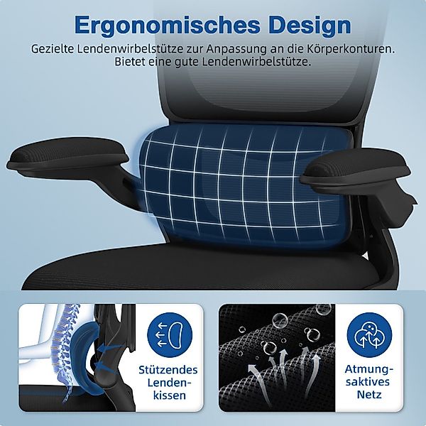 Homimaster Bürostuhl Bürostuhl, Schreibtischstuhl Ergonomisch mit günstig online kaufen
