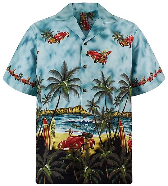 KY's Hawaiihemd Fliegende Autos Original Hawaiihemd günstig online kaufen