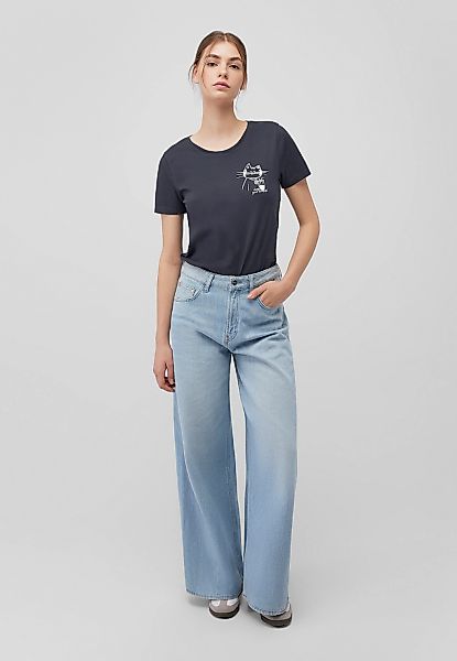 Mavi T-Shirt mit Vogel-Motiv, Rundhals, Kurzarm günstig online kaufen