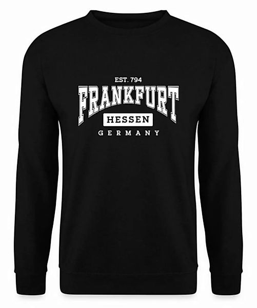 Quattro Formatee Sweatshirt Frankfurt Hessen Germany Frankfurter Unisex Pul günstig online kaufen