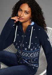 KangaROOS Fleecejacke mit Norweger Muster und günstig online kaufen