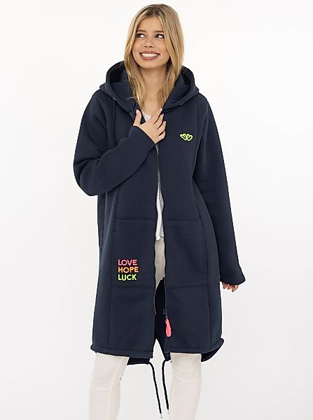 Zwillingsherz Jerseymantel Regular Fit, Langarm, Kapuze, Reißverschluss, Ne günstig online kaufen