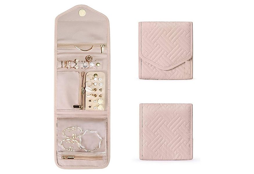 Coonoor Schmuckkasten Reise Schmuckaufbewahrung, Schmuck Organizer Tasche, günstig online kaufen