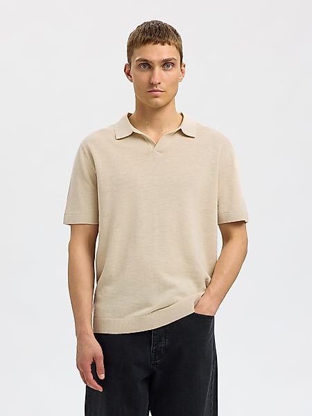 SELECTED HOMME Poloshirt SLHMATTIS SS KNIT günstig online kaufen